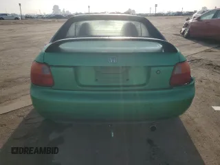 1993 Honda del Sol Si with VIN JHMEH6262PS016670, listed as a Copart auction lot 85052364 with 214,846 mi miles and Salvage Title. Bid and sale history available at carsss.com. Image 6.