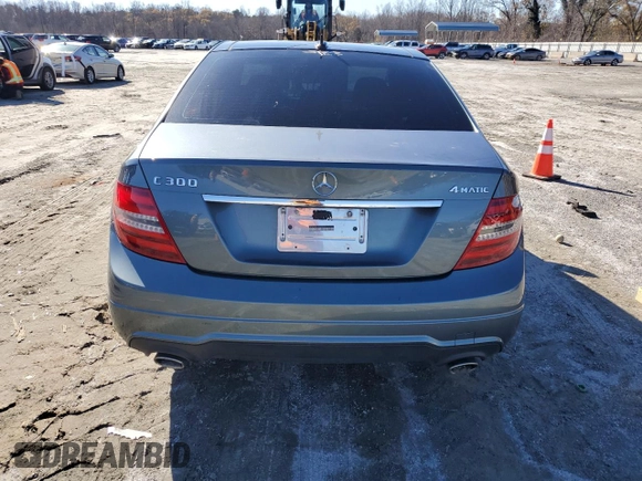 2012 Mercedes-Benz C 300 Sport with VIN WDDGF8BB1CA709311, listed as a Copart auction lot 84649524 with 154,747 mi miles and Salvage title. Bid and sale history available at DreamBid. Image 6.