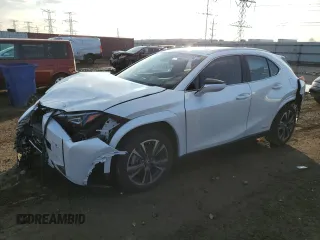 2022 Lexus UX with VIN JTHP9JBH2N2057808, listed as a Copart auction lot 80897274 with 22,515 mi miles and Salvage Title. Bid and sale history available at carsss.com. Image 1.