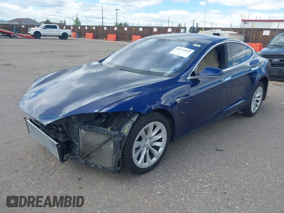 2016 Tesla Model S 70 with VIN 5YJSA1E18GF174200, listed as a IAAI auction lot 42274415 with 65,231 mi miles and . Bid and sale history available at DreamBid. Image 19.