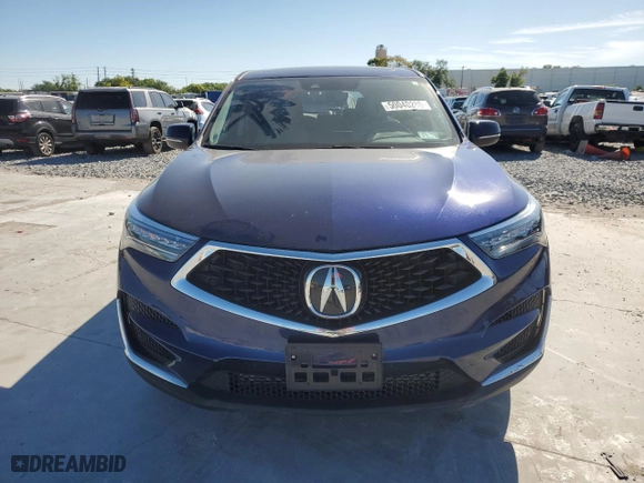 2019 Acura RDX w/Technology Pkg with VIN 5J8TC2H58KL011136, listed as a Copart auction lot 50040285 with 57,640 mi miles and Salvage Title. Bid and sale history available at carsss.com. Image 5.