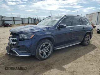 2022 Mercedes-Benz GLS 450 with VIN 4JGFF5KE2NA805414, listed as a Copart auction lot 50157484 with 18,903 mi miles and Salvage Title. Bid and sale history available at DreamBid. Image 1.