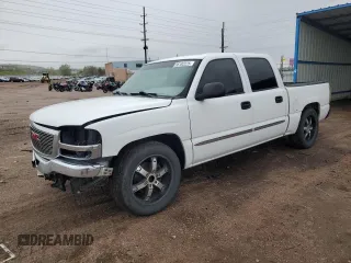 2006 GMC Sierra 1500 SL z VIN 2GTEC13V061276296, wystawiony jako Copart lot #56182225 z przebiegiem 158 214 mil mil oraz Szkoda całkowita • Salvage title. Historia ofert i sprzedaży dostępna na DreamBid. Obrazek 1.
