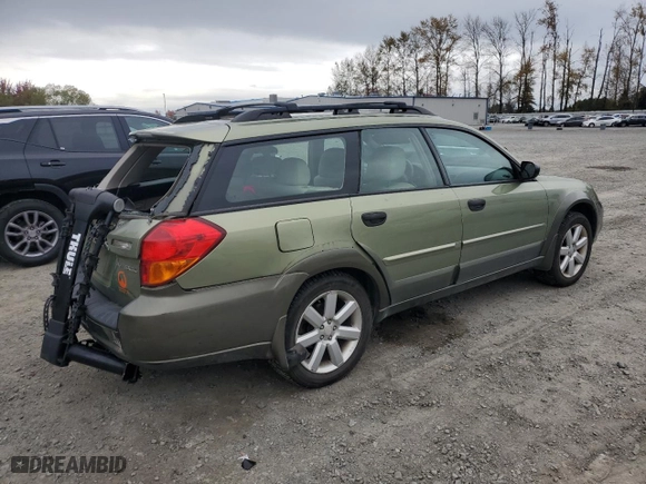 2006 Subaru Legacy Wagon Outback 2.5i with VIN 4S4BP61C667321357, listed as a Copart auction lot 76041864 with 105,449 mi miles and Salvage Title. Bid and sale history available at carsss.com. Image 3.