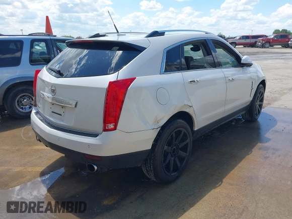 2010 Cadillac SRX Premium Collection with VIN 3GYFNFEY8AS560172, listed as a IAAI auction lot 42109047 with 161,684 mi miles. Bid and sale history available at carsss.com. Image 4.