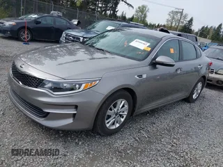 2018 Kia Optima LX with VIN 5XXGT4L34JG242597, listed as a IAAI auction lot 41999383 with 1 mi miles. Bid and sale history available at carsss.com. Image 17.
