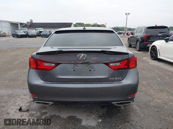 2014 Lexus GS 350 with VIN JTHBE1BL8E5038849, listed as a IAAI auction lot 35214694 with 102,788 mi miles. Bid and sale history available at carsss.com. Image 16.