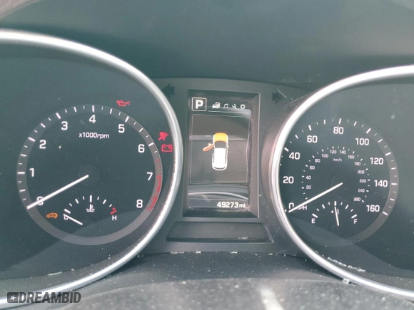 2018 Hyundai Santa Fe Sport Limited with VIN 5XYZUDLA1JG549273, listed as a Copart auction lot 46472195 with NaN miles and Salvage Title. Bid and sale history available at carsss.com. Image 9.