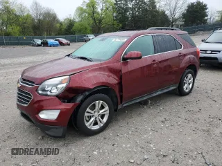 2016 Chevrolet Equinox LT with VIN 2GNALCEK5G6167597, listed as a Copart auction lot 52778655 with 93,152 mi miles and Salvage Title. Bid and sale history available at carsss.com. Image 1.