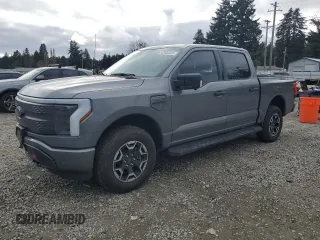 2023 Ford F-150 Lightning Pro with VIN 1FTVW1EL8PWG38419, listed as a Copart auction lot 47630535 with 11,940 mi miles and Salvage Title. Bid and sale history available at DreamBid. Image 1.