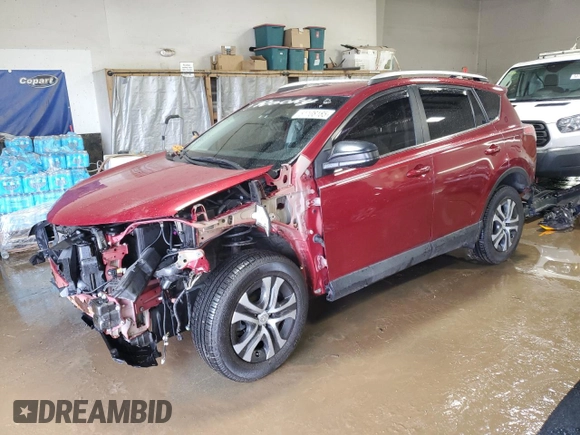 2018 Toyota RAV4 LE with VIN 2T3BFREV8JW740134, listed as a Copart auction lot 51108185 with 87,076 mi miles and Salvage Title. Bid and sale history available at carsss.com. Image 1.