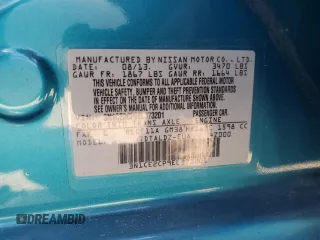 2014 Nissan Note SV with VIN 3N1CE2CP9EL373201, listed as a Copart auction lot 53180025 with 57,945 mi miles and Salvage Title. Bid and sale history available at DreamBid. Image 14.