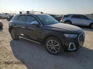 2021 Audi SQ5 Premium Plus with VIN WA1B4AFY7M2035672, listed as a Copart auction lot 74960434 with 25,217 mi miles and Salvage Title. Bid and sale history available at DreamBid. Image 4.