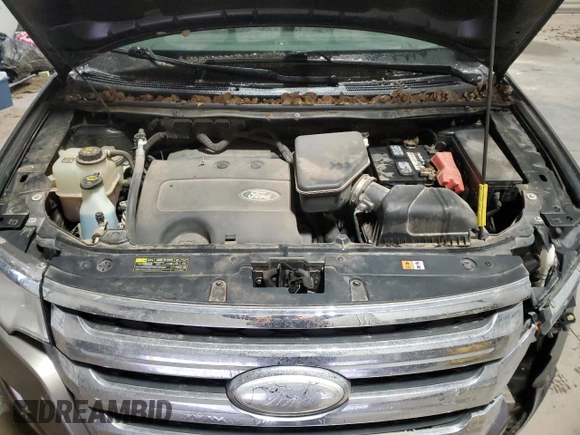 2014 Ford Edge SEL with VIN 2FMDK3JC0EBB38354, listed as a Copart auction lot 43986015 with 104,139 mi miles and Salvage Title. Bid and sale history available at carsss.com. Image 12.