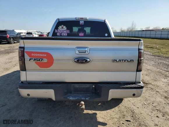 2012 Ford F-150 XL with VIN 1FTFW1ETXCFB34968, listed as a Copart auction lot 47210295 with 299,454 mi miles and Salvage Title. Bid and sale history available at carsss.com. Image 6.