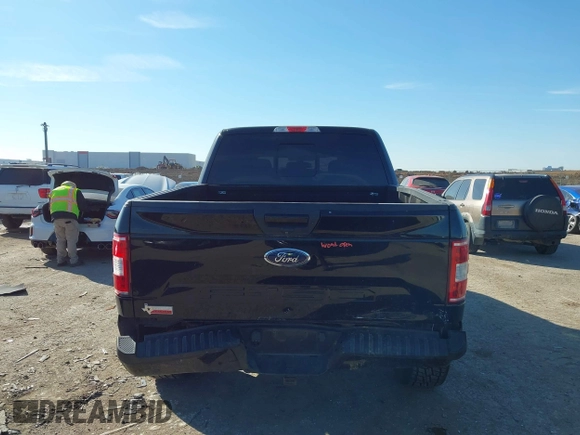 2018 Ford F-150 XL with VIN 1FTEW1E54JKF34266, listed as a IAAI auction lot 41582541 with 81,197 mi miles. Bid and sale history available at carsss.com. Image 16.