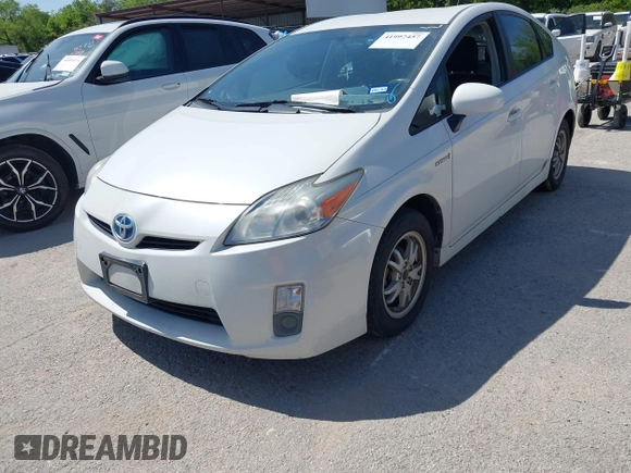 2010 Toyota Prius II with VIN JTDKN3DU7A0233030, listed as a IAAI auction lot 41997457 with 205,966 mi miles. Bid and sale history available at carsss.com. Image 2.