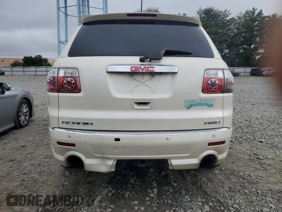 2012 GMC Acadia Denali with VIN 1GKKVTED5CJ157081, listed as a Copart auction lot 59781505 with 146,424 mi miles and Salvage title. Bid and sale history available at DreamBid. Image 6.
