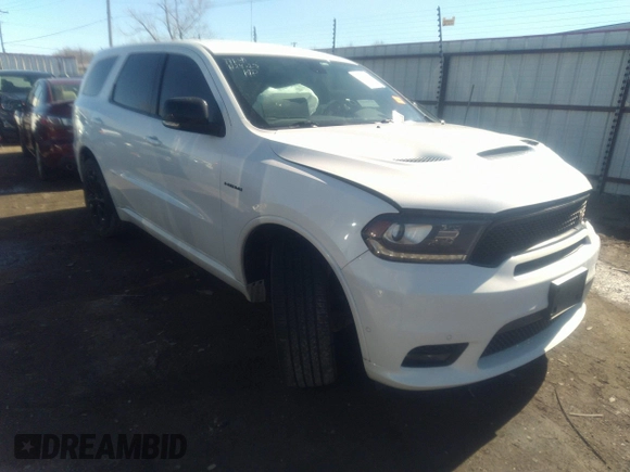 2020 Dodge Durango R/T with VIN 1C4SDHCT4LC186999, listed as a IAAI auction lot 38556165 with 29,393 mi miles and . Bid and sale history available at DreamBid. Image 1.