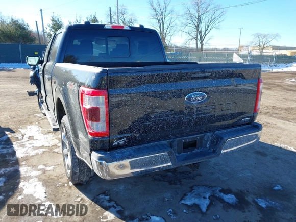 2023 Ford F-150 XL with VIN 1FTFW1E89PFC59073, listed as a IAAI auction lot 41420163 with 14,565 mi miles. Bid and sale history available at carsss.com. Image 3.