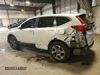 2017 Honda CR-V EX with VIN 2HKRW2H58HH671030, listed as a Copart auction lot 55212255 with 125,481 mi miles and Salvage Title. Bid and sale history available at DreamBid. Image 2.