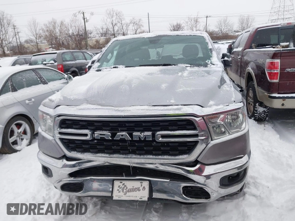 2022 Ram 1500 Big Horn with VIN 1C6RRFBG9NN374344, listed as a IAAI auction lot 41259324 with 81,846 mi miles and . Bid and sale history available at DreamBid. Image 12.