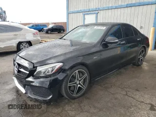 2016 Mercedes-Benz C 450 AMG with VIN 55SWF6EB6GU115637, listed as a Copart auction lot 48511815 with 118,824 mi miles and Clean Title. Bid and sale history available at carsss.com. Image 1.