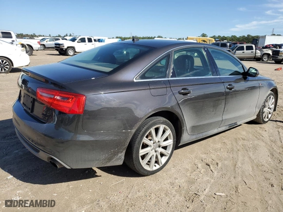 2014 Audi A6 3.0T Prestige with VIN WAUHGAFC3EN080164, listed as a Copart auction lot 43243825 with 143,391 mi miles and Salvage Title. Bid and sale history available at carsss.com. Image 3.