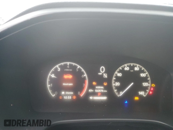 2024 Honda CR-V LX with VIN 7FARS4H23RE000625, listed as a Copart auction lot 44525715 with 22,878 mi miles and Salvage Title. Bid and sale history available at DreamBid. Image 9.