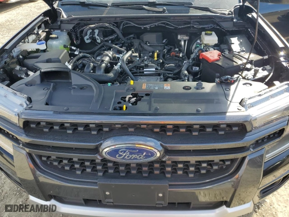 2024 Ford Ranger XLT with VIN 1FTER4GHXRLE33755, listed as a Copart auction lot 42812135 with 1,012 mi miles and Salvage Title. Bid and sale history available at carsss.com. Image 11.