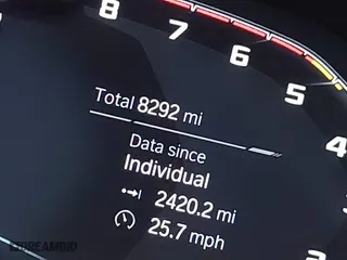 2023 BMW M8 Competition with VIN WBSDZ0C02PCM75573, listed as a IAAI auction lot 41618692 with 8,292 mi miles. Bid and sale history available at carsss.com. Image 16.