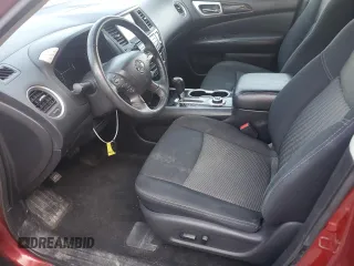 2018 Nissan Pathfinder SL with VIN 5N1DR2MM9JC668472, listed as a Copart auction lot 61376505 with 127,250 mi miles and Salvage title. Bid and sale history available at DreamBid. Image 7.