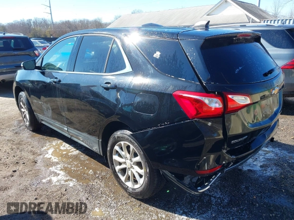 2019 Chevrolet Equinox LT with VIN 2GNAXUEV0K6185454, listed as a IAAI auction lot 41565550 with 108,573 mi miles. Bid and sale history available at carsss.com. Image 3.