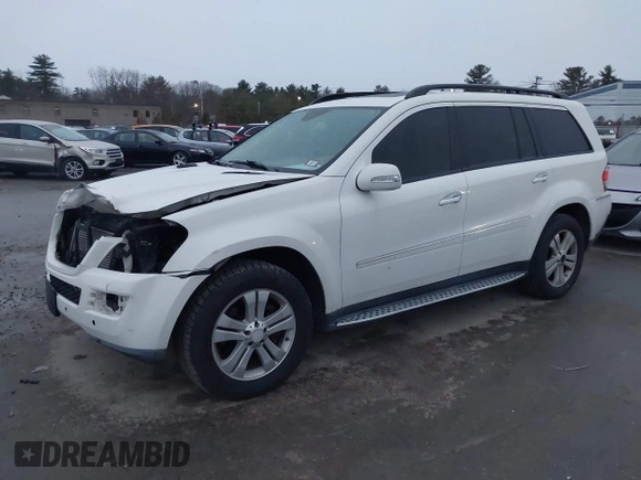 2008 Mercedes-Benz GL-Class 3.0L CDI with VIN 4JGBF22E18A435445, listed as a IAAI auction lot 41027515 with 191,459 mi miles. Bid and sale history available at carsss.com. Image 2.