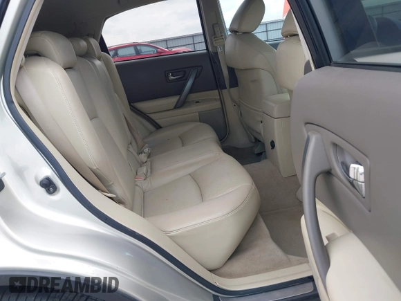 2007 Infiniti FX with VIN JNRAS08W77X205825, listed as a IAAI auction lot 42355789 with 146,275 mi miles and . Bid and sale history available at DreamBid. Image 8.