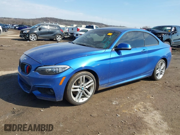 2017 BMW 2 Series 230i xDrive with VIN WBA2H9C32HV642565, listed as a IAAI auction lot 41675092 with 35,929 mi miles. Bid and sale history available at carsss.com. Image 18.