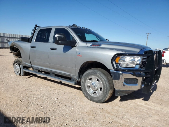 2023 Ram 2500 Tradesman with VIN 3C6UR5CL9PG615878, listed as a Copart auction lot 81137594 with 5,057 mi miles and Salvage Title. Bid and sale history available at carsss.com. Image 4.
