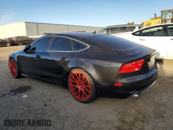 2012 Audi A7 Prestige with VIN WAUSGAFC8CN015376, listed as a Copart auction lot 41500135 with 109,981 mi miles and Salvage title. Bid and sale history available at DreamBid. Image 2.