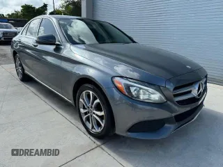 2017 Mercedes-Benz C 300 with VIN 55SWF4KB4HU214841, listed as a Copart auction lot 69599674 with 162,210 mi miles and Salvage Title. Bid and sale history available at DreamBid. Image 4.