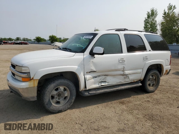2002 Chevrolet Tahoe LT z VIN 1GNEK13Z32J217370, wystawiony jako Copart lot #59101035 z przebiegiem 225 247 mil mil oraz Czysty tytuł • Clean title. Historia ofert i sprzedaży dostępna na DreamBid. Obrazek 1.