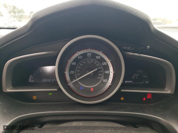 2014 Mazda Mazda3 i Touring with VIN 3MZBM1L75EM111463, listed as a Copart auction lot 51727735 with 88,463 mi miles and Salvage Title. Bid and sale history available at carsss.com. Image 9.