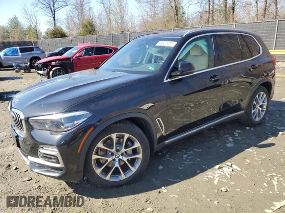 2019 BMW X5 xDrive40i with VIN 5UXCR6C50KLL51312, listed as a Copart auction lot 49631235 with Not provided miles and Salvage title. Bid and sale history available at DreamBid. Image 1.