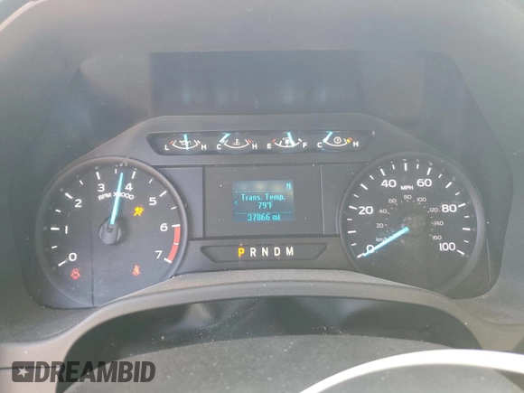2021 Ford F-350 XL with VIN 1FT8W3B68MED50473, listed as a Copart auction lot 74001304 with 37,866 mi miles and Salvage Title. Bid and sale history available at DreamBid. Image 9.