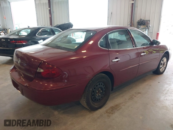 2005 Buick LaCrosse CX z VIN 2G4WC532X51257511, wystawiony jako IAAI lot #42346586 z przebiegiem 92 567 mil mil oraz . Historia ofert i sprzedaży dostępna na DreamBid. Obrazek 4.
