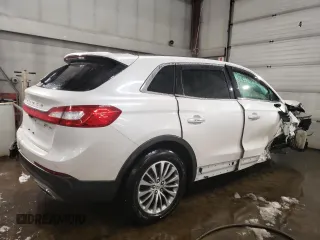 2017 Lincoln MKX Select with VIN 2LMPJ8KP0HBL18067, listed as a Copart auction lot 43121525 with 36,703 mi miles and Salvage Title. Bid and sale history available at carsss.com. Image 3.