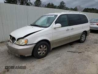 2005 Kia Sedona LX with VIN KNDUP132856716570, listed as a Copart auction lot 45848965 with 137,589 mi miles and Salvage Title. Bid and sale history available at carsss.com. Image 1.