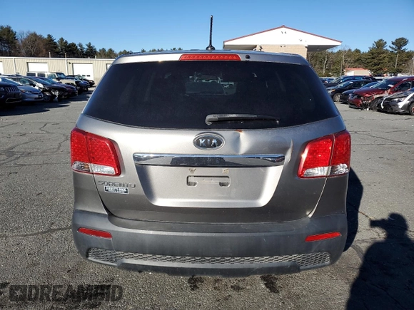 2011 Kia Sorento LX with VIN 5XYKT3A1XBG085760, listed as a Copart auction lot 88143855 with Not Provided miles and Salvage Title. Bid and sale history available at DreamBid. Image 6.