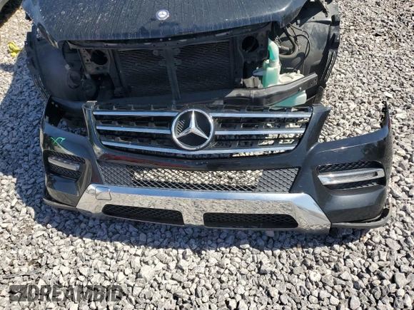 2015 Mercedes-Benz M ML 350 with VIN 4JGDA5JB3FA553624, listed as a Copart auction lot 48252185 with 117,172 mi miles and Salvage Title. Bid and sale history available at carsss.com. Image 12.