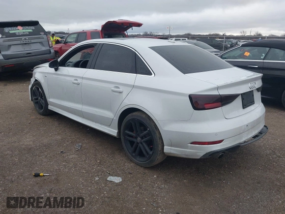 2018 Audi A3 Sedan Premium Plus with VIN WAUJ8GFF2J1003413, listed as a IAAI auction lot 41535243 with 109,454 mi miles. Bid and sale history available at carsss.com. Image 3.