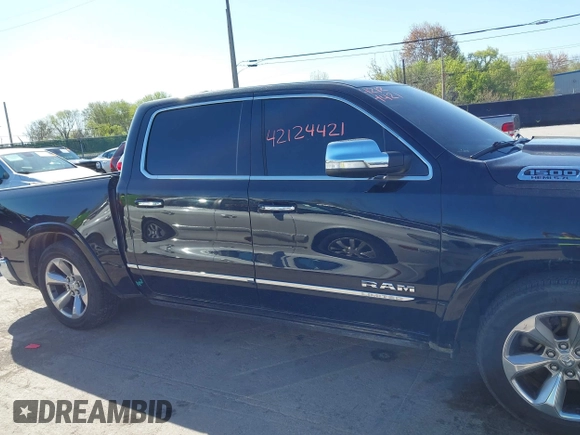 2020 Ram 1500 Limited with VIN 1C6SRFHT1LN219449, listed as a IAAI auction lot 42124421 with 117,976 mi miles and . Bid and sale history available at DreamBid. Image 13.